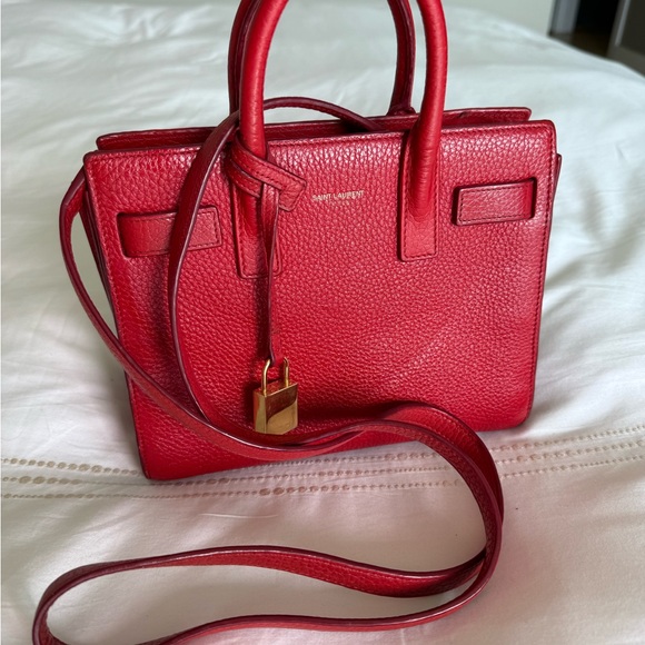 Saint Laurent Red Sac du Jour - Picture 4 of 8
